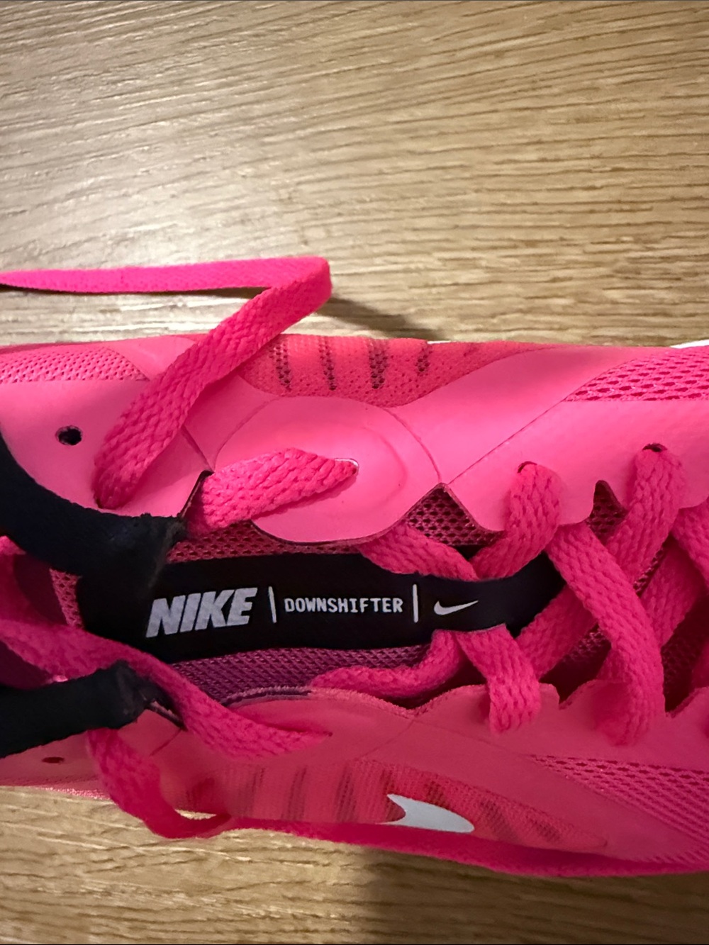 Nike Women's Bright Pink Athletic Running Shoes - Picture 3 of 5